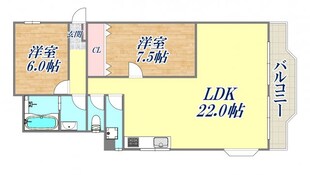 ファミール苦楽園の物件間取画像